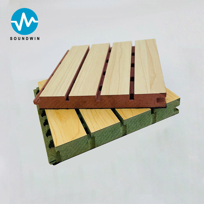 壁飾り スロット木 Mdf 機能室のための壁音響パネル